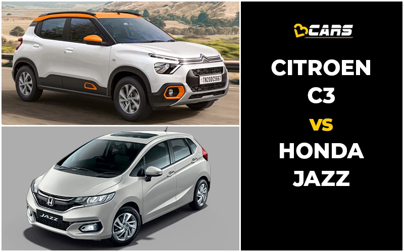 Citroen C3 Vs Honda Jazz Price